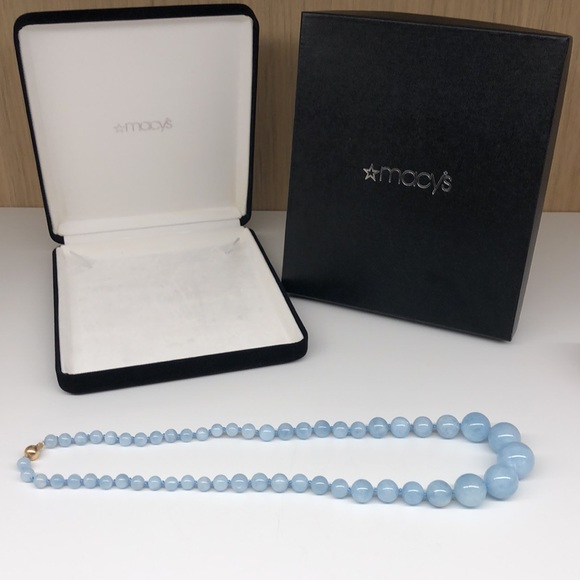 Genuine Aquamarine necklace - Picture 4 of 5